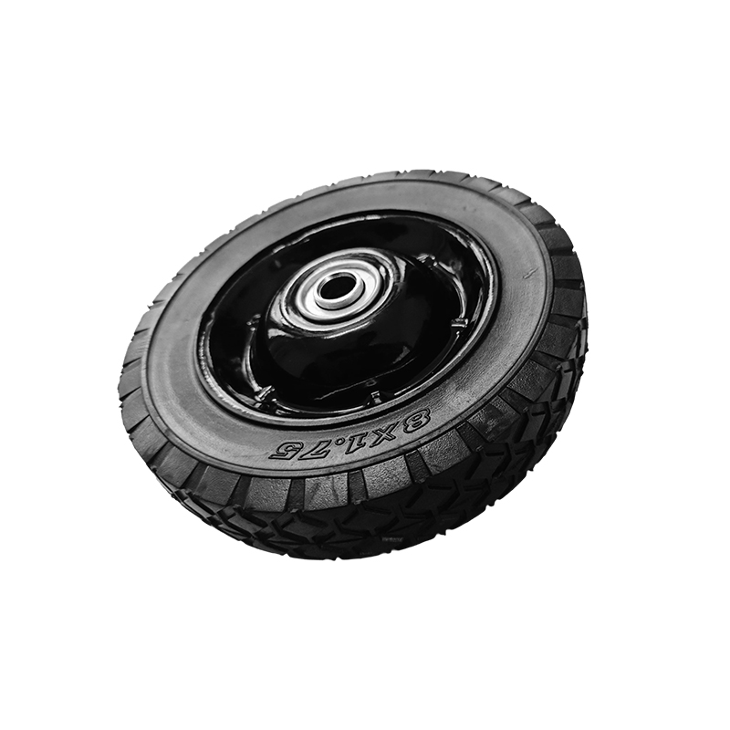 8 Inch Rubber Hollow Steel Plate Wheel