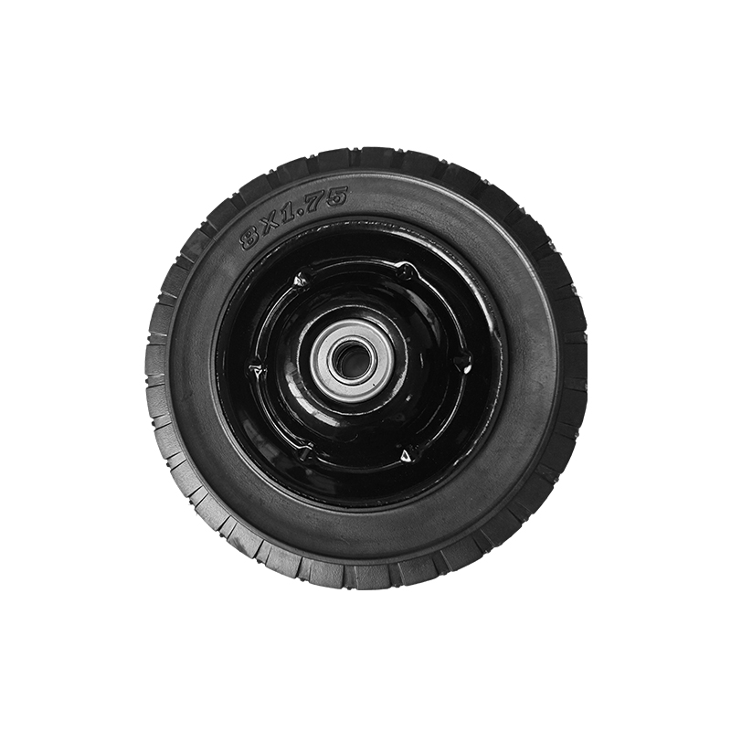 8 Inch Rubber Hollow Steel Plate Wheel