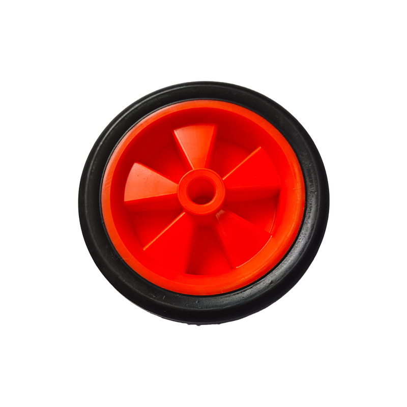 Do 5-inch rubber wheels with high-elasticity rubber effectively absorb ground vibrations, improving the stability of mobile equipment?